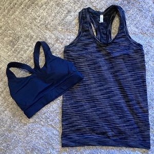 NWOT Athleta tank top and sports bra - Size XS